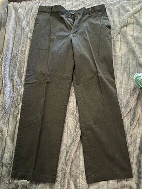 Dockers Men's Dark Gray Dress Pants - Flat Front